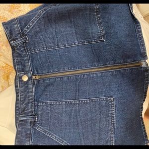 Madewell Denim Zip Skirt